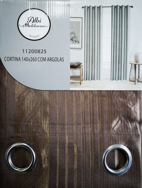 Imagem de CORTINA DE SALA 140 x 260 100% POLY