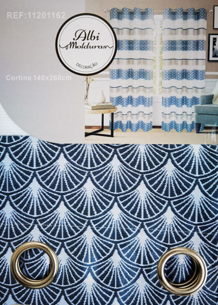 Imagem de CORTINA DE SALA 140 x 260 100% POLY